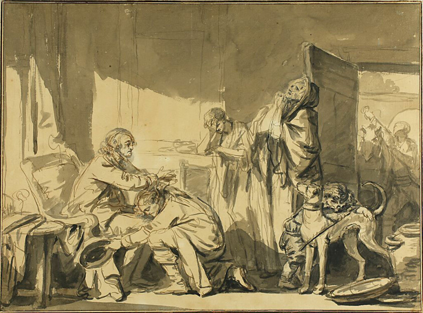 The Paternal Blessing, or The Departure of Basile