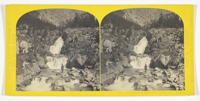Cascade de Barberine de la Tete Noire. Savoie,  from the series "Views of Switzerland"