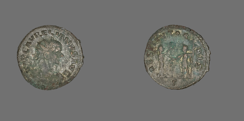 Antoninianus (Coin) Portraying Emperor Aurelian