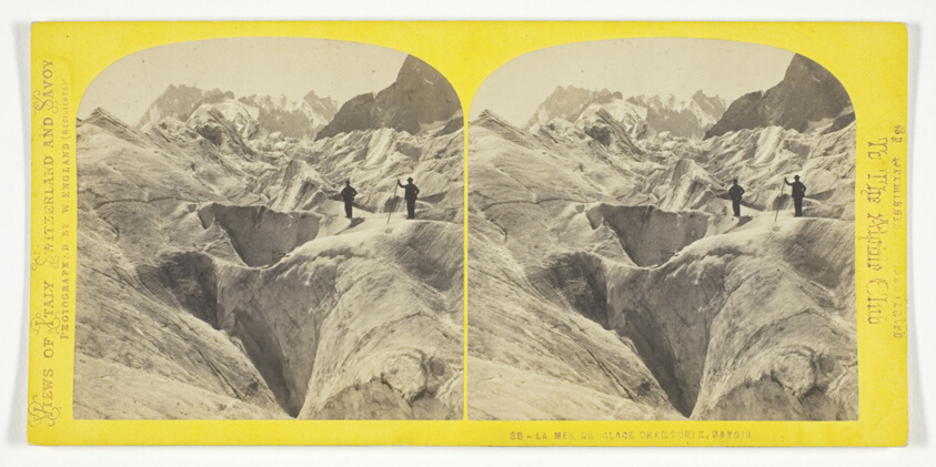 La Mare De Glace Chamounix. Savoie, No. 38 from the series "Views of Italy, Switzerland and Savoy"