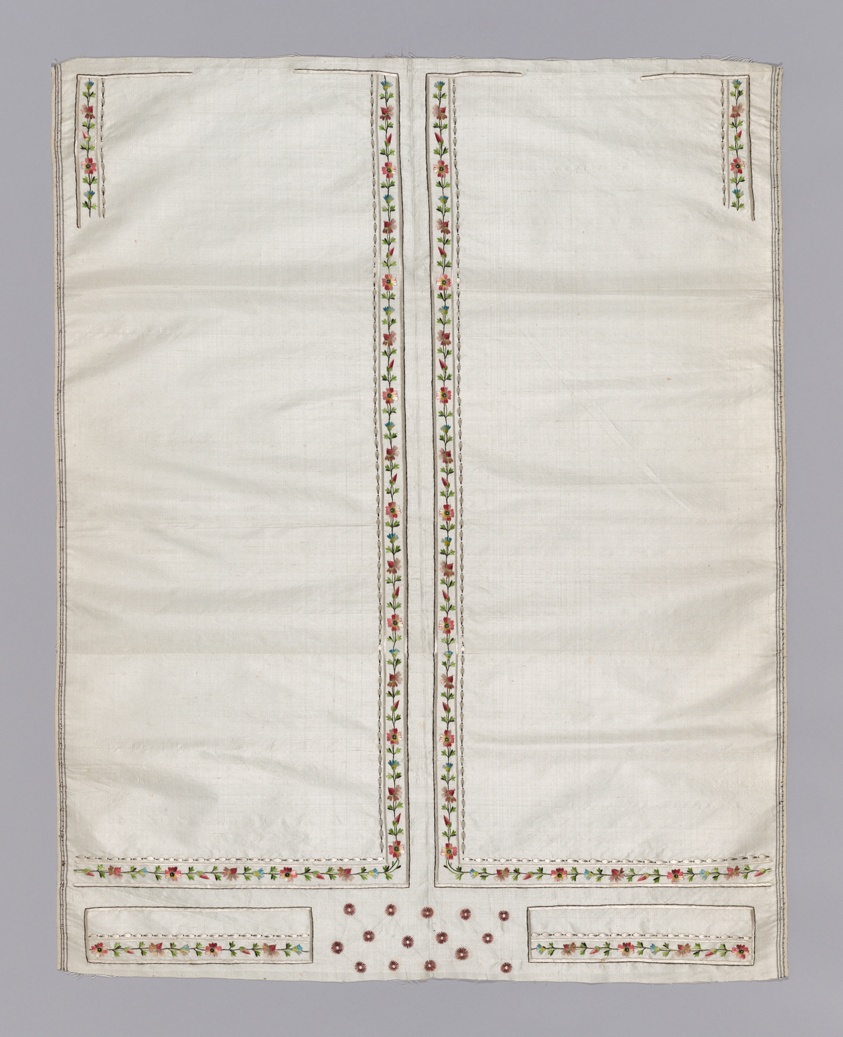 Embroidered Fabric for a Waistcoat front
