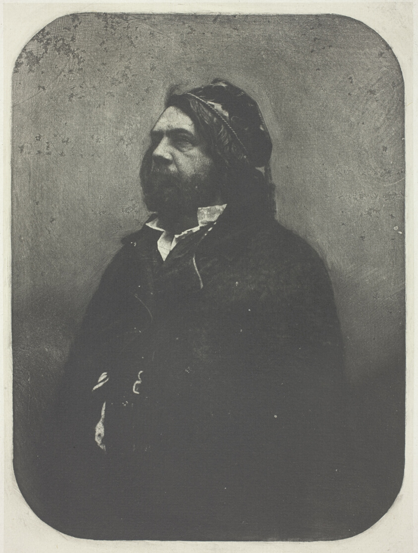 Portrait de Theophile Gautier d'apres Nadar