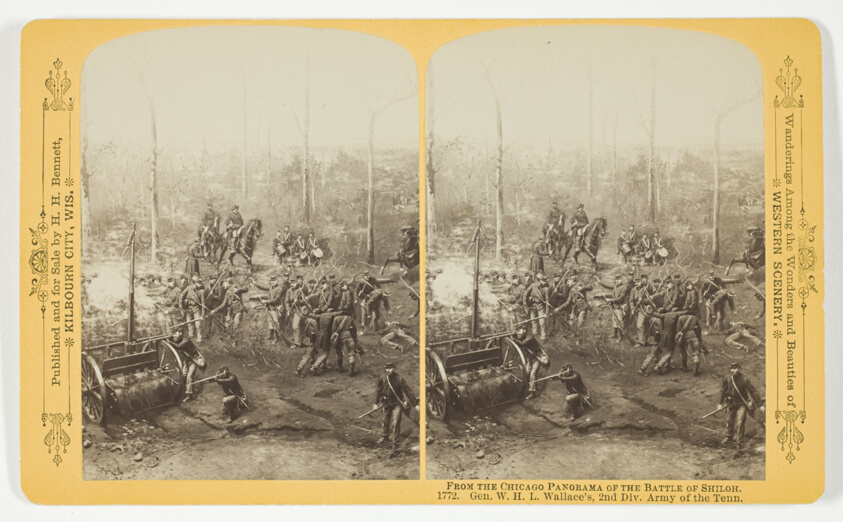 Gen. W.H.L. Wallace's, 2nd Div. Army of the Tenn., from the series "The Chicago Panorama of the Battle of Shiloh"