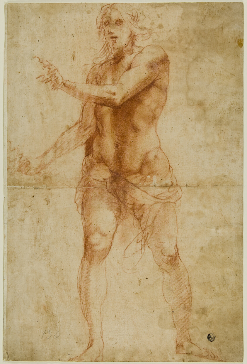 Saint John the Baptist (or Christ) Preaching