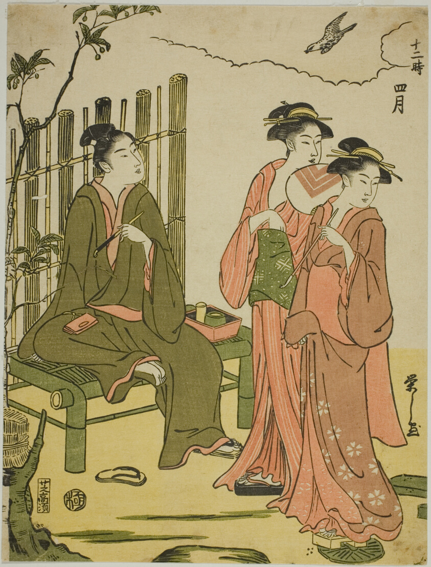 The Fourth Month (Shigatsu), from the series "The Twelve Months (Juni toki)"