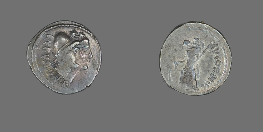 Denarius (Coin) Depicting the Dioscuri