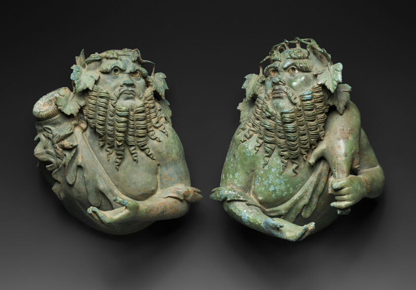 Attachments Depicting Busts of Silenoi