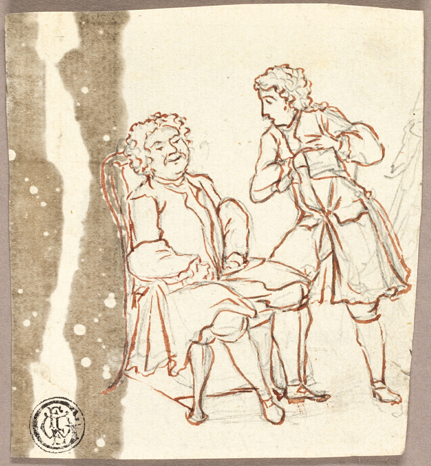 Two Gentlemen in 18th Century Costume