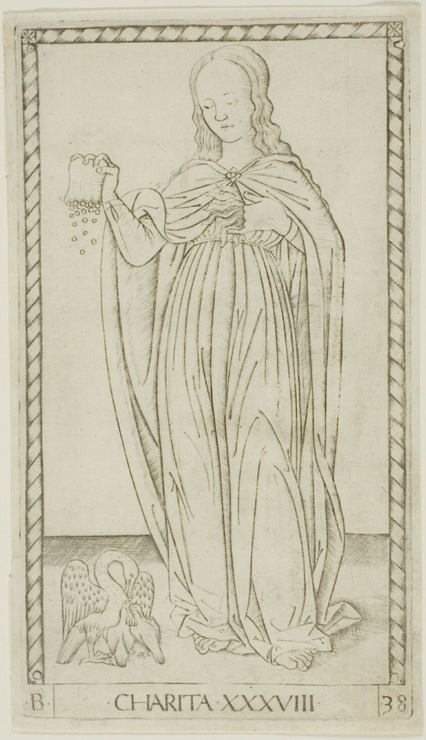 Charity, plate 38 from Genii and Virtues