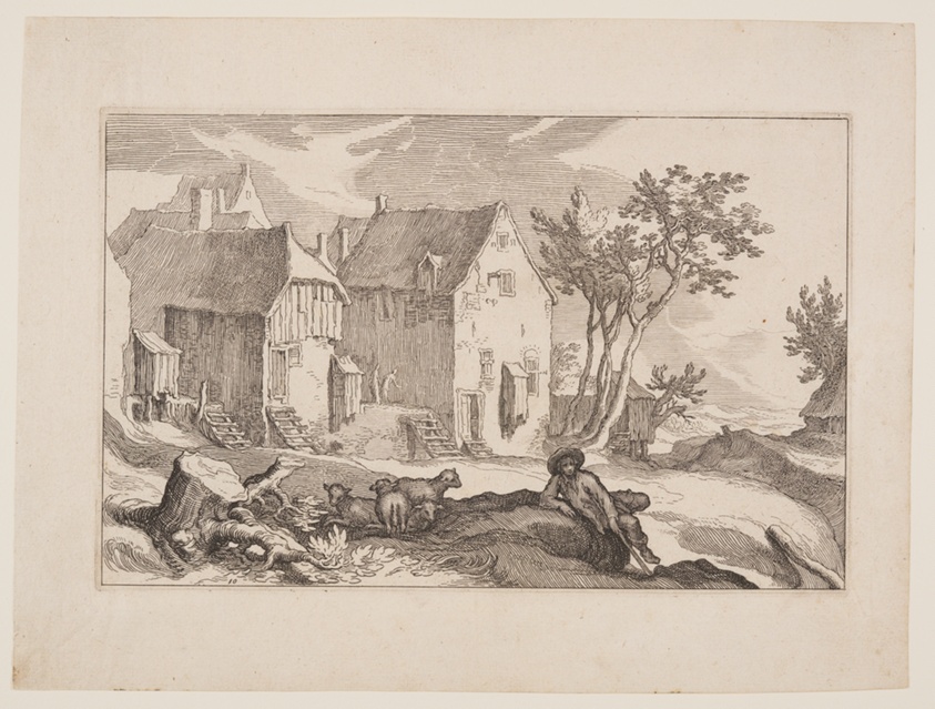 Plate 10, from Landscapes with Farmhouses