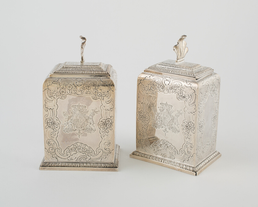Pair of Tea Caddies