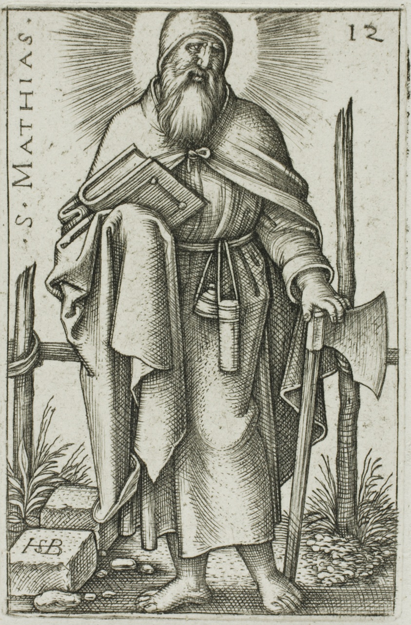 St. Matthias, plate 12 from The Twelve Apostles