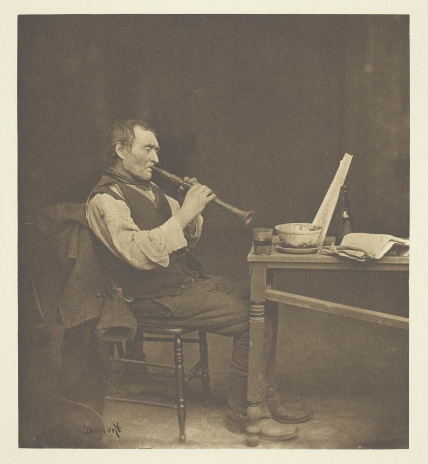 Clarionet Player, No. 13 from the portfolio "American Pictorial Photography, Series I" (1899)