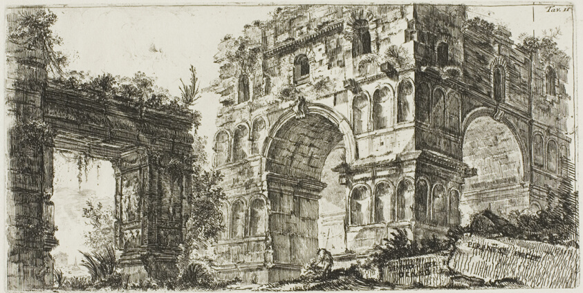 Temple of Janus, plate 11 from Some Views of Triumphal Arches and other monuments