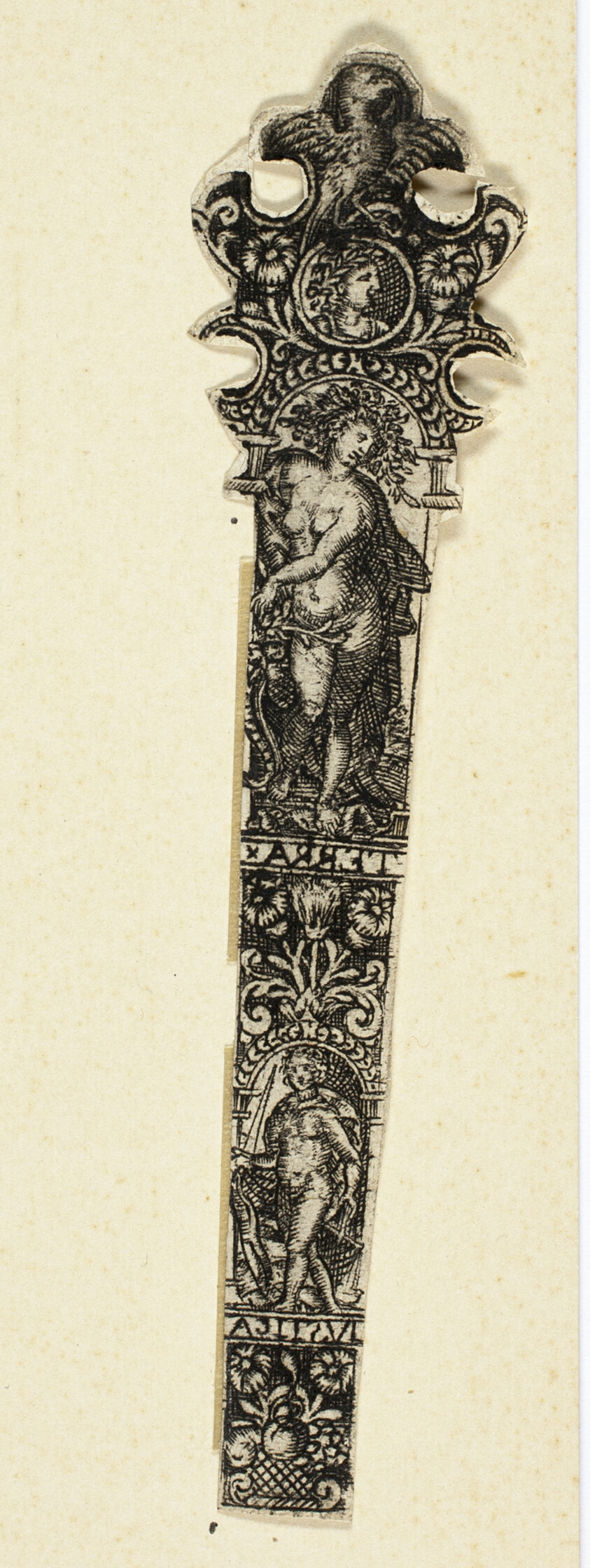 Ornamental Design for Knife Handle with Earth, from The Four Elements