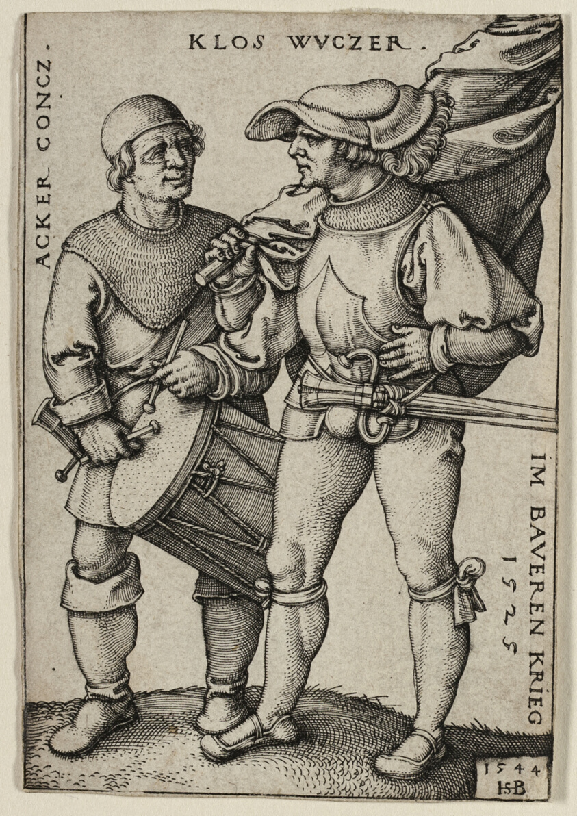 Standard-Bearer and Drummer
