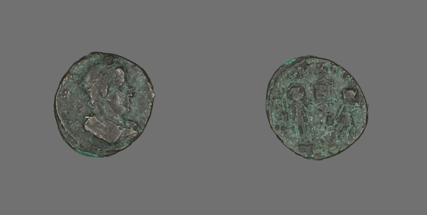 Coin Depicting an Emperor
