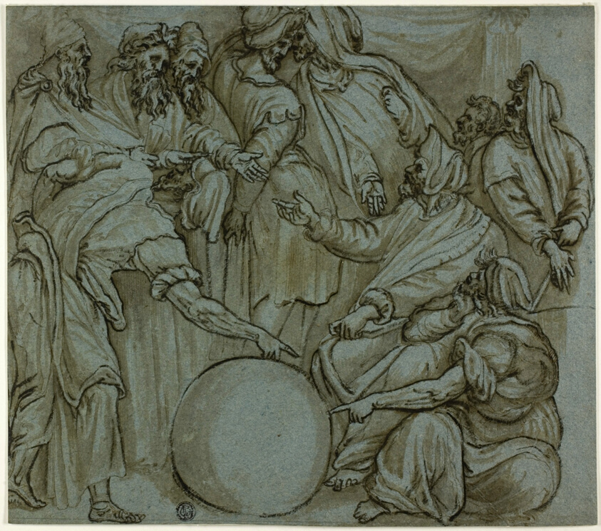 Philosophers Discussing the Terrestrial Globe