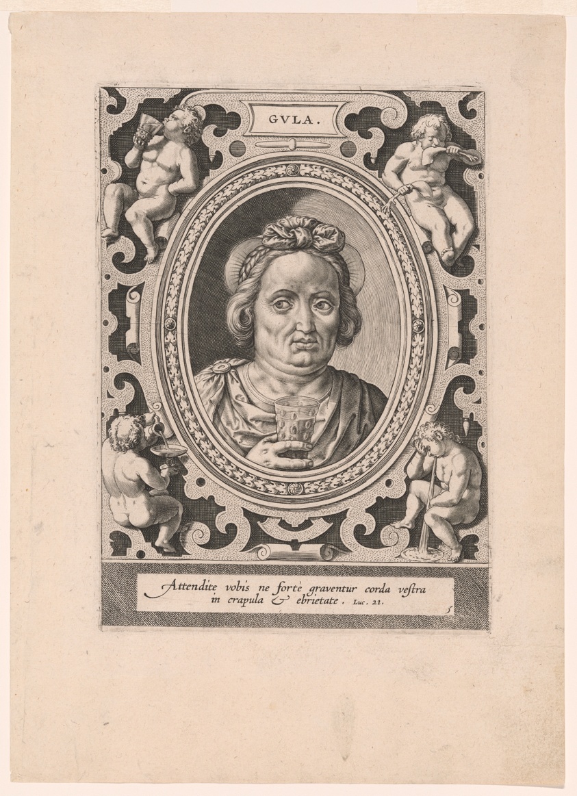 Gula, plate 5 from The Seven Vices