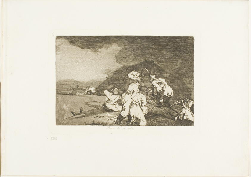 It Serves You Right, plate six from The Disasters of War