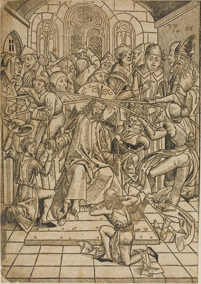 Christ Crowned with Thorns, page 72 from the Treasury (Schatzbehalter)