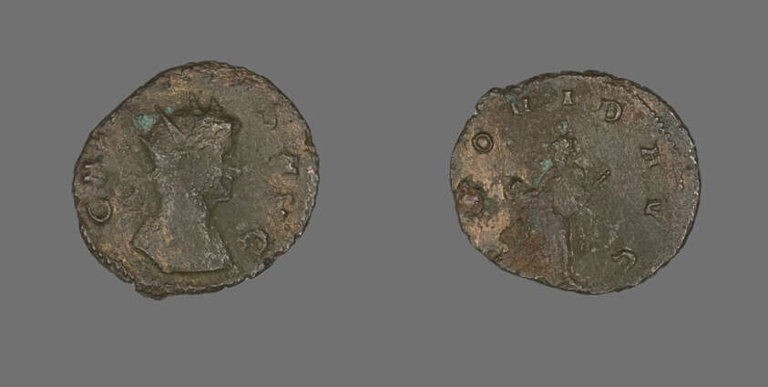 Antoninianus (Coin) Portraying Emperor Gallienus
