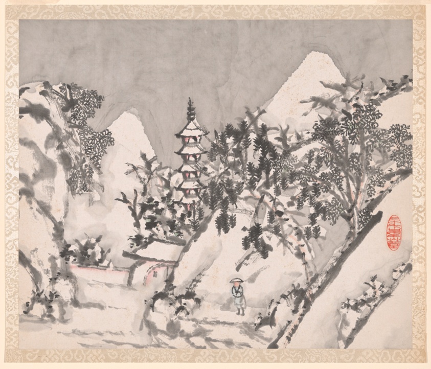 Album of Landscapes and Calligraphy for Liu Songfu