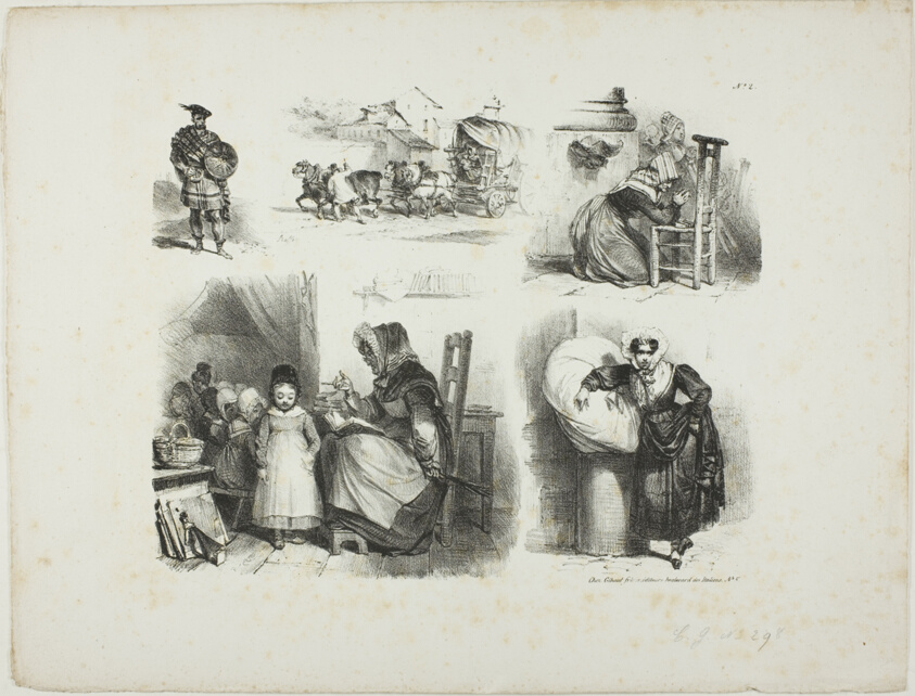 Sheet of Sketches