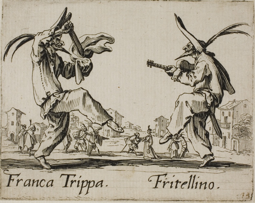 Franca Trippa - Fritellino, plate 23 from Balli di Sfessania