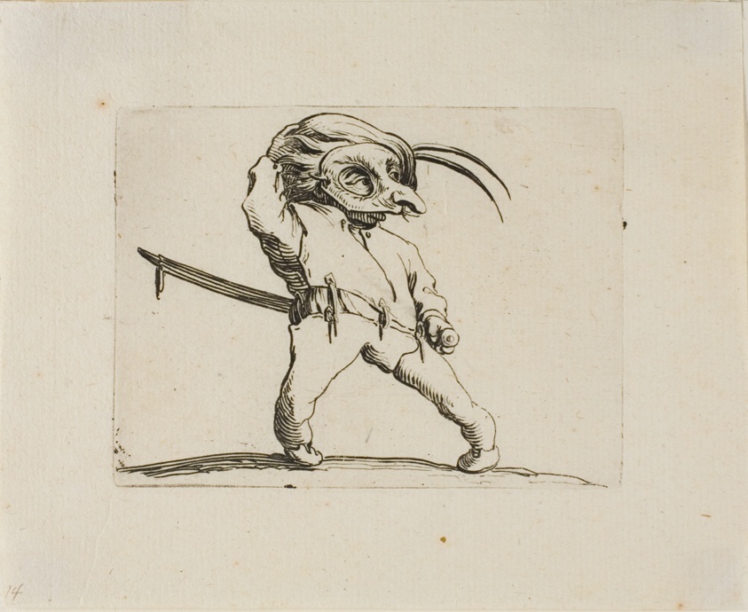 The Masked Man with Twisted Legs, from Varie Figure Gobbi