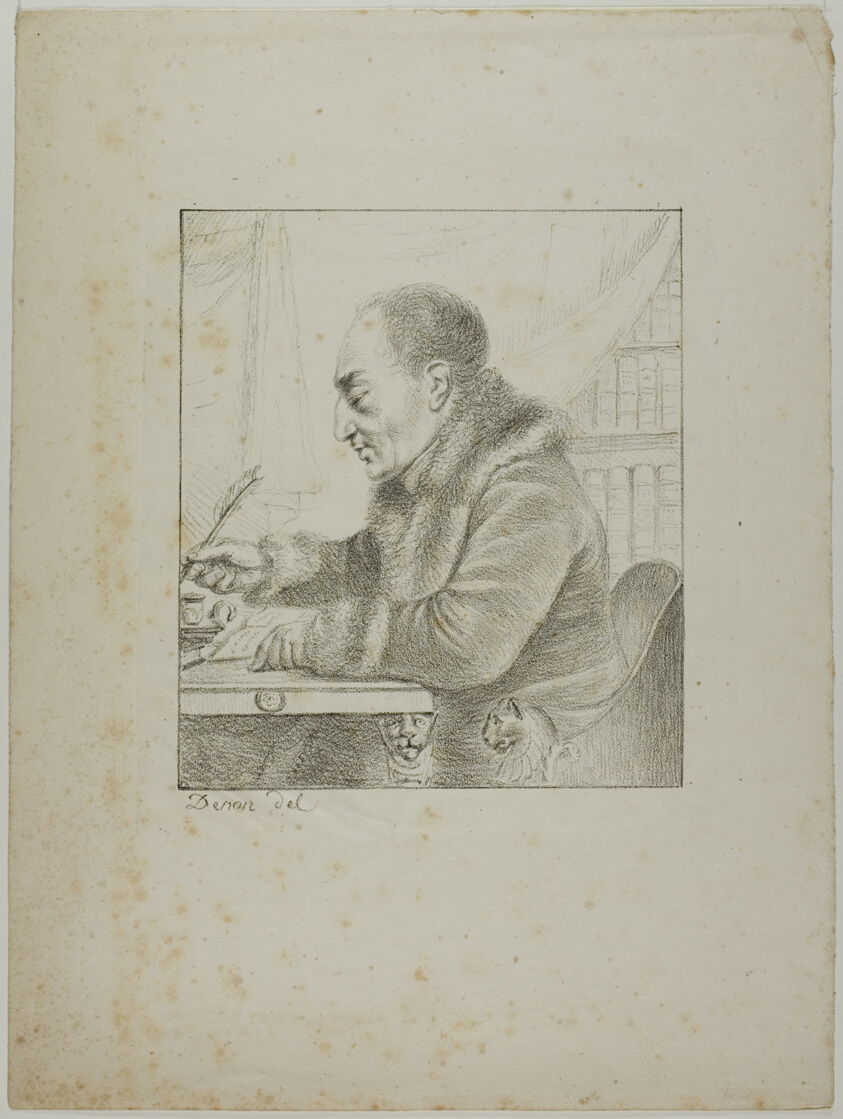 Portrait of Volney Dipping his Pen