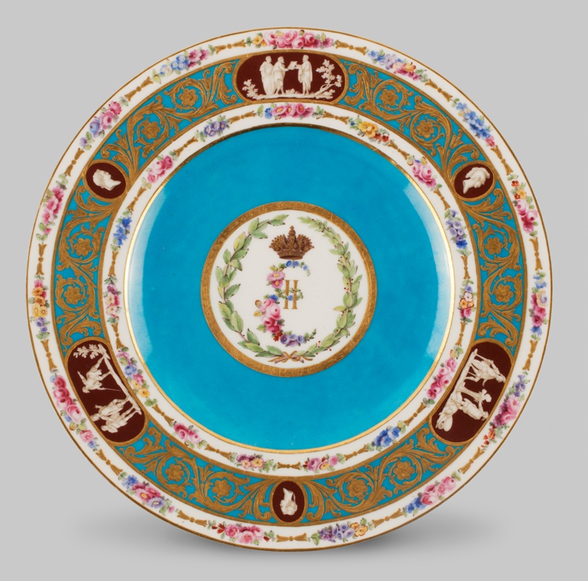 Plate ordered by Empress Catherine II of Russia