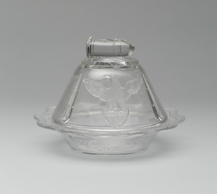 Bullet & Emblem Covered Butter Dish