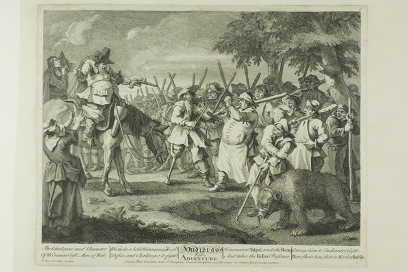 Hudibras' First Adventure, plate three from Hudibras