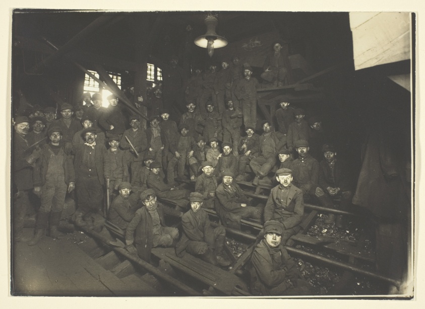 Breaker Boys In Coal Chute, South Pittston, Pennsylvania