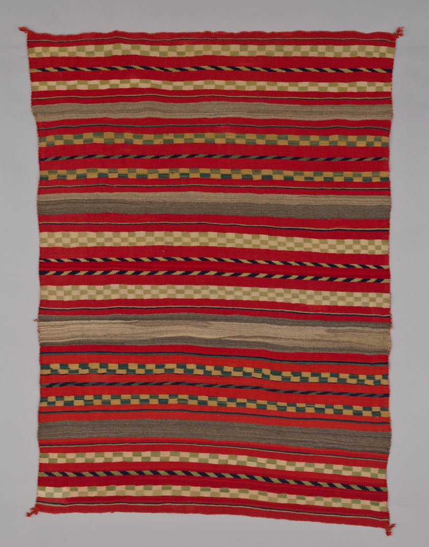Sarape with Compound Banded Design