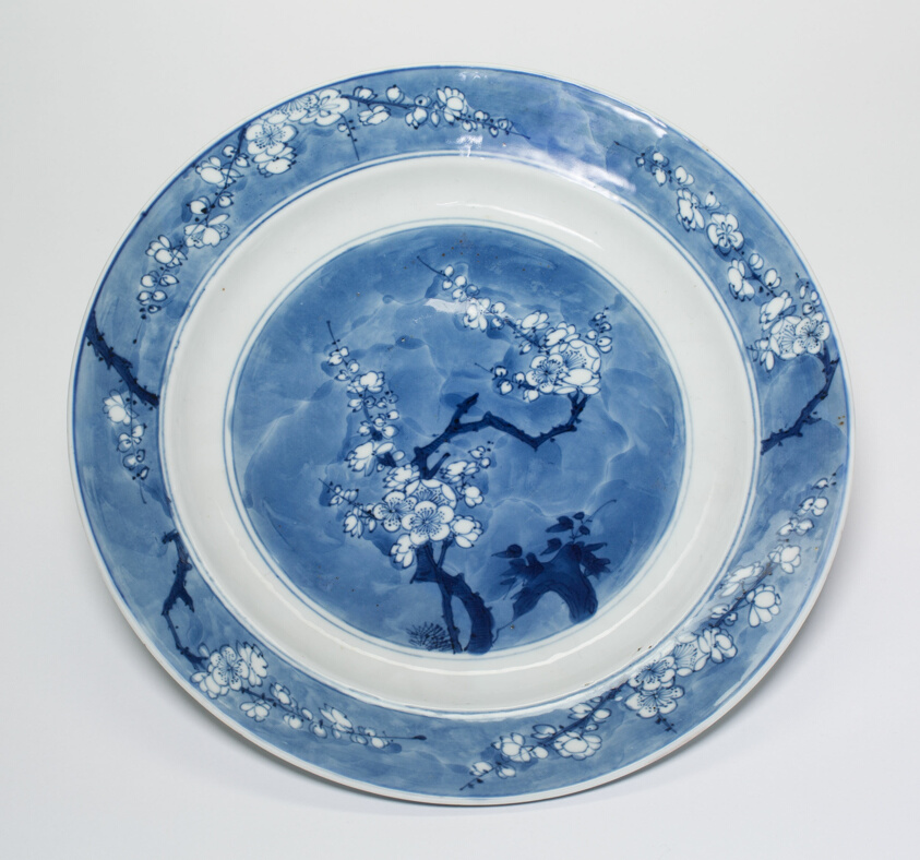 Dish with Plum Flowers