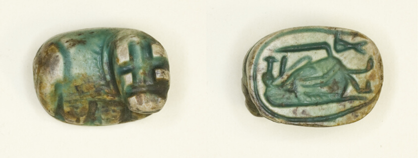 Scaraboid in the Form of a Hippopotamus