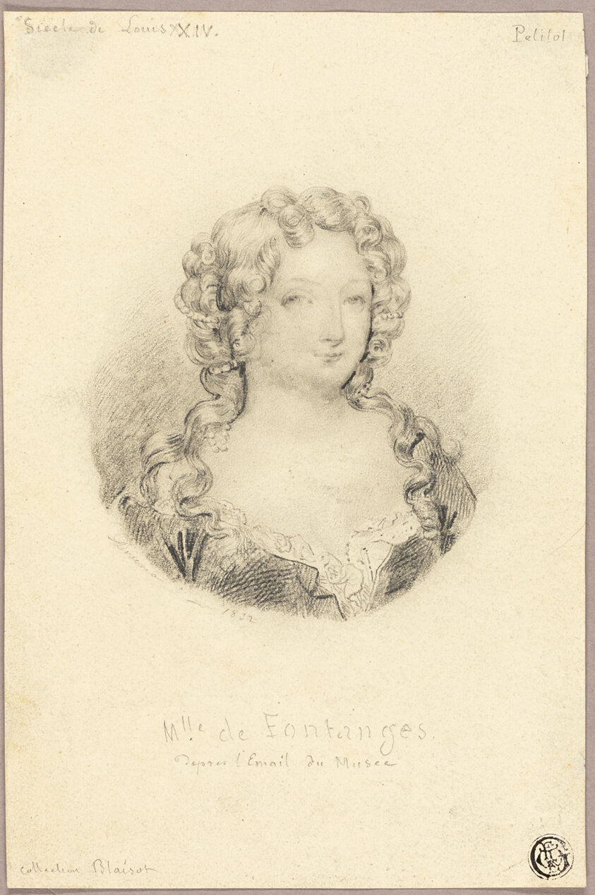 Medallion Portrait of Mlle de Fontanges