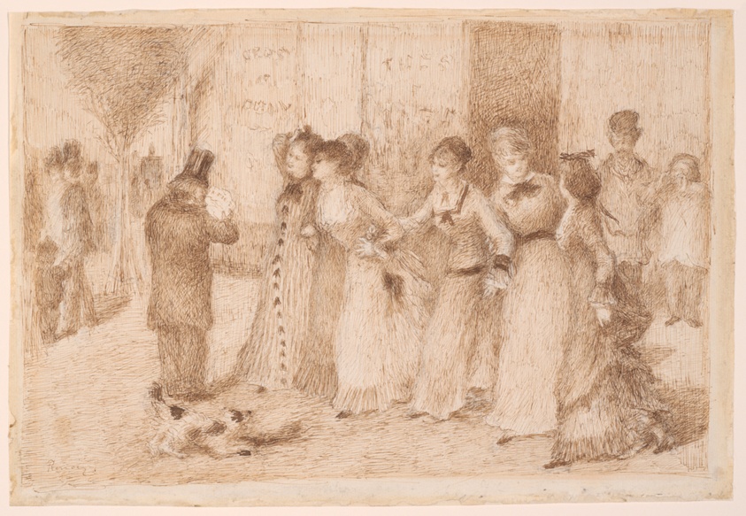 Workers' Daughters on the Outer Boulevard (Illustration for Émile Zola's "L'Assommoir")