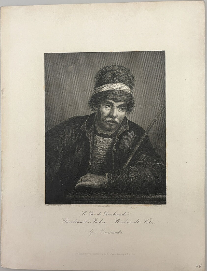 Rembrandt's Father (Le Père de Rembrandt, Rembrandt's Vater)