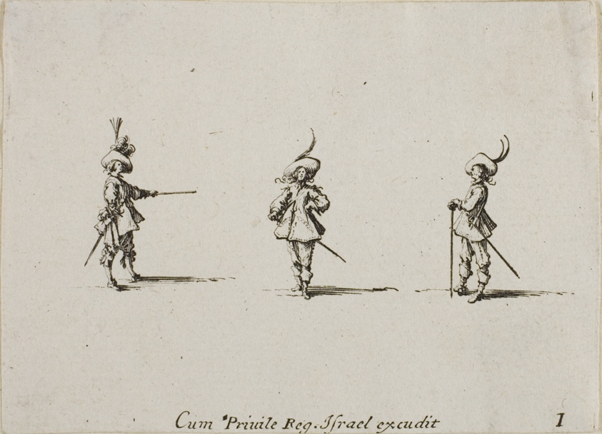 Unarmed Drill, plate one from The Military Exercises