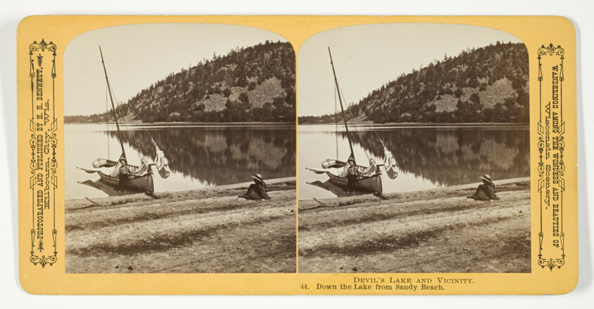 Down the Lake from Sandy Beach, No. 44 from the series "Devil's Lake and Vicinity"