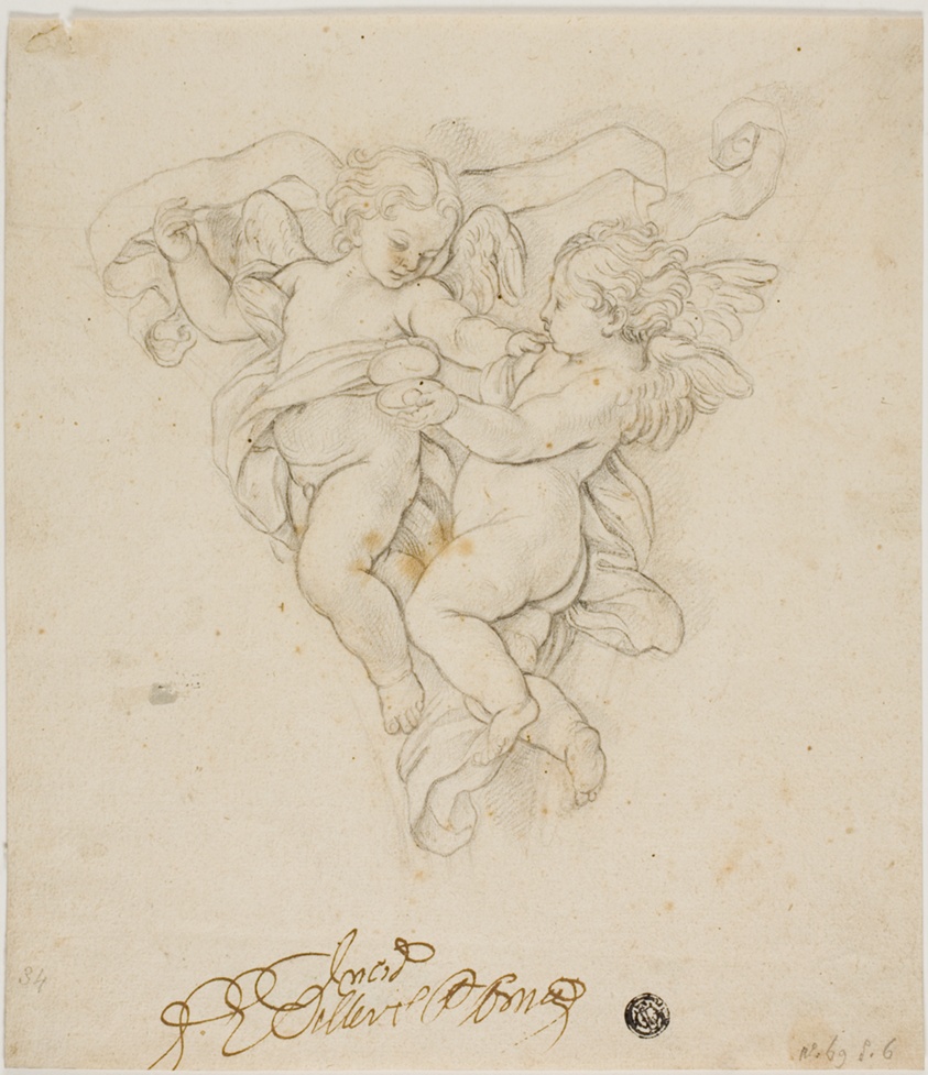 Spandrel Decoration with Two Putti