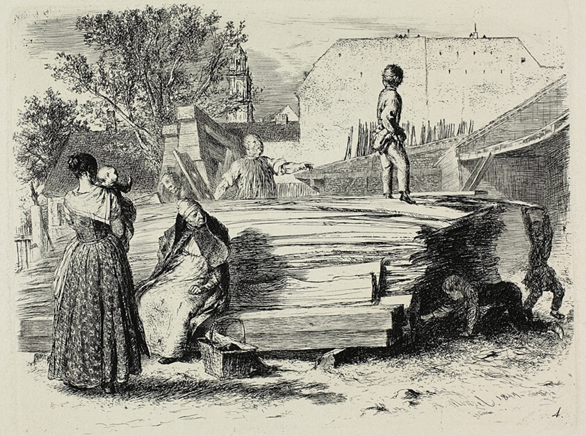 Plate four, from Radierversuche