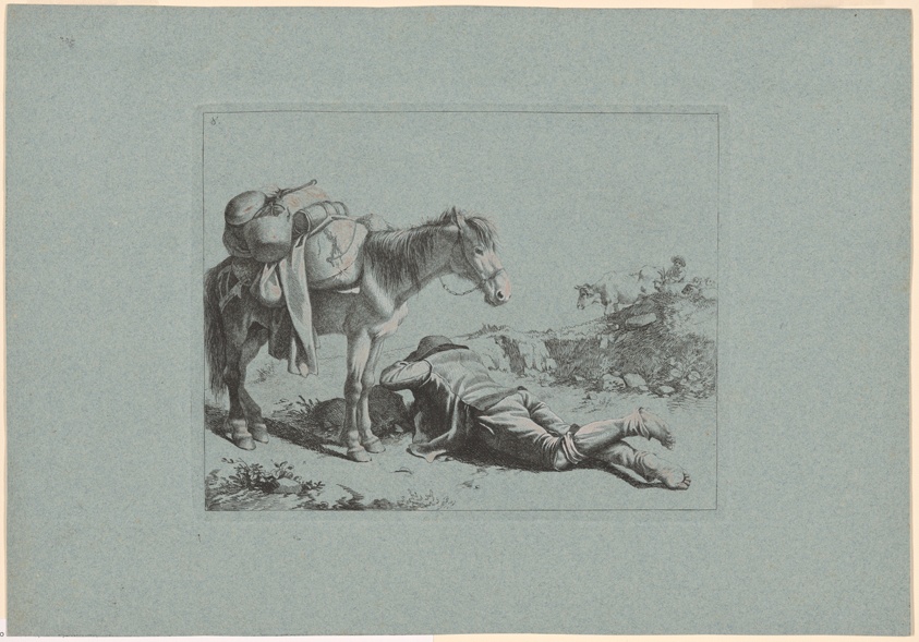 Plate 8, from The Set of 12 Pastorals Scenes