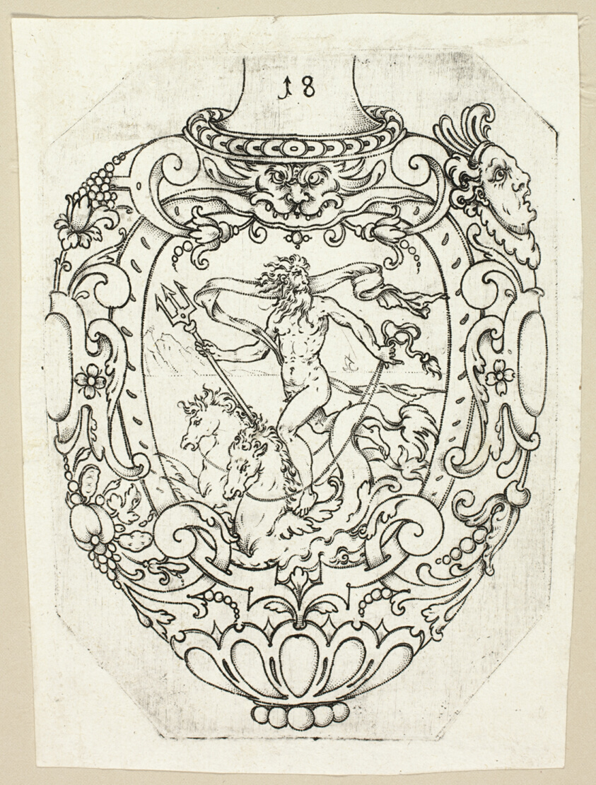 Plate 18, from twenty ornamental designs for goblets and beakers