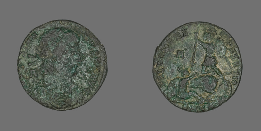 Coin Portraying Emperor Constantius II