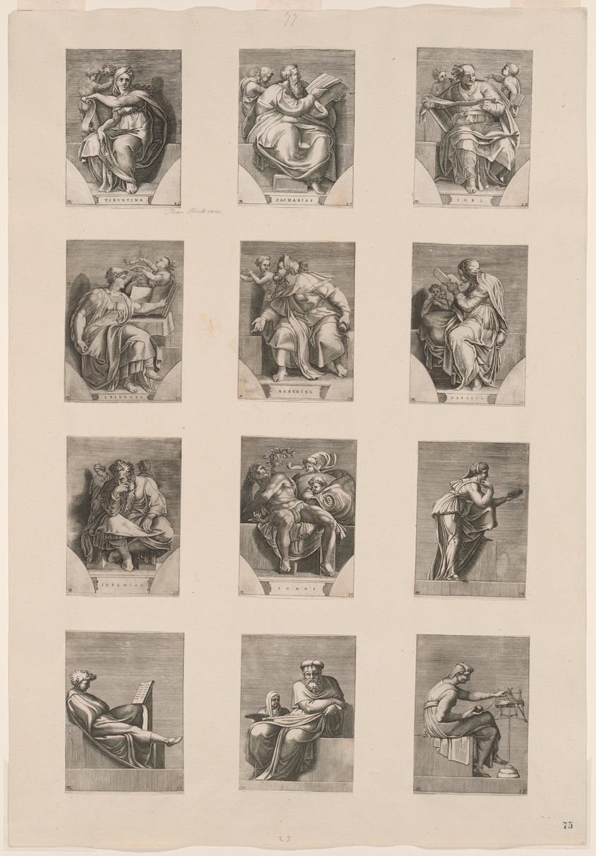 Figures from the Ceiling of the Sistine Chapel