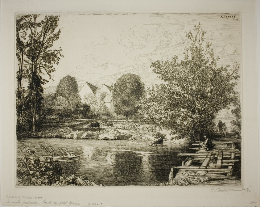 The Old Footbridge, Banks of the Petit Morin